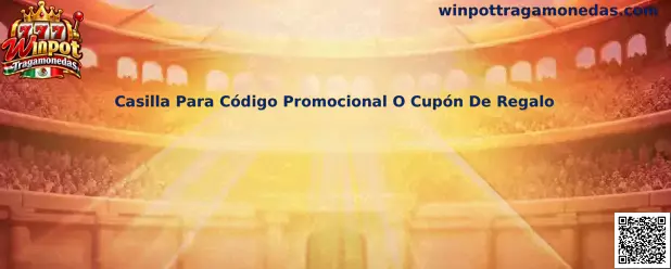 Casilla para código promocional o cupón de regalo