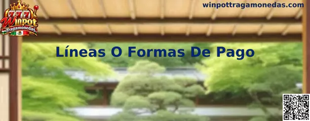 Guía visual sobre líneas o formas de pago en Winpot Tragamonedas