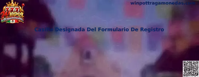 Referencia visual de la casilla designada del formulario de registro de Winpot Tragamonedas
